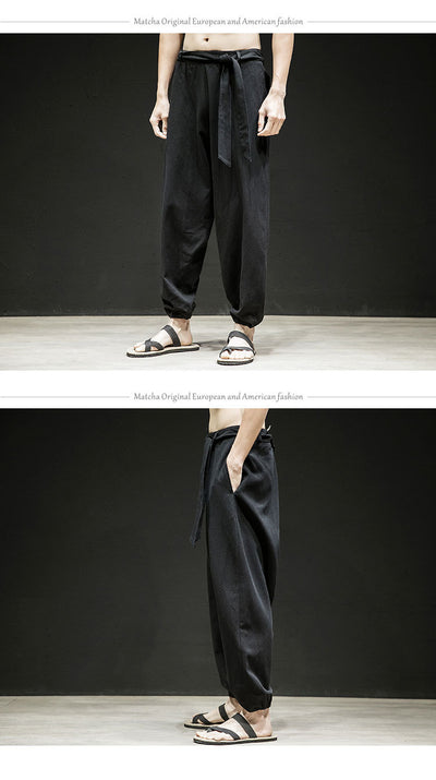 Pantalones Estilo Chino de Primavera y Verano para Hombre con Cintura Elástica - Image 16