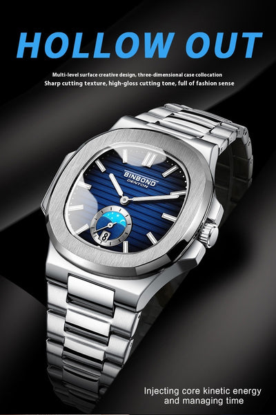 Reloj de Acero Retro con Correa Metálica - Cuarzo Resistente al Agua - Image 17