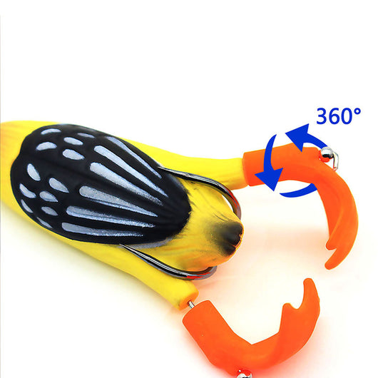 Señuelo Pato Flotante 9.5cm con Aletas Giratorias - Cebo Realista - Image 39