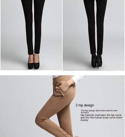 Pantalones Harem Coreanos Ajustados para Mujer - Diseño Trendy Talla Grande y Pequeña - Image 12