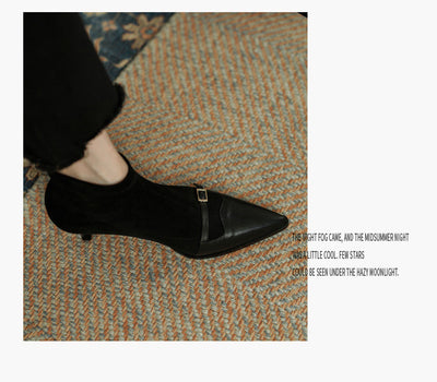 Botas Negras para Mujer con Tacón Fino - Elegantes y Versátiles - Image 7