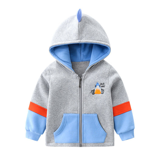 Chamarra Acolchada con Capucha y Cierre para Niños - Image 11