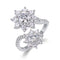 Open Ring Light Luxury High Sense Moissanite Moissanite US 5