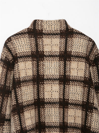 Suéter Cuadros Holgado con Textura Arenada para Mujer - Image 14