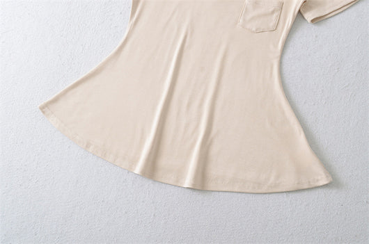 Blusa de Verano Ajustada al Talle con Escote en V y Manga Corta - Image 28