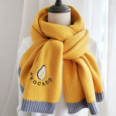 Bufanda Tejida Estilo Otoño Invierno Japonés - Image 15