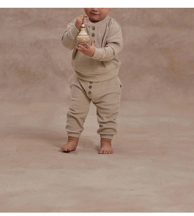 Conjunto de Pijama Infantil en Tela de Toalla - Comodidad Simplista para el Hogar - Image 11