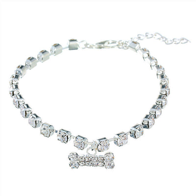Collar Colgante Hueso con Brillantes - Image 5