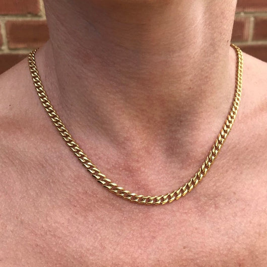 Collar de Cadena Clásica Ancha para Hombre - Image 9