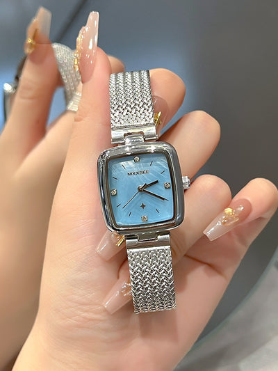 Reloj Cuadrado Retro Vintage para Mujer con Diseño Estrellado - Image 20