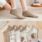 Kit com 5 Pares de Meias Curtas Estampadas Femininas - Conforto Diário