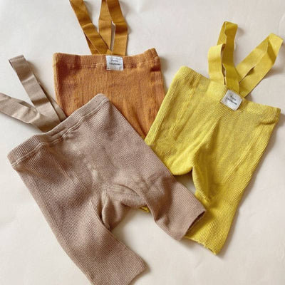 Pantalón Corto Bebé Cintura Alta con Tirantes Ajustables - Image 19