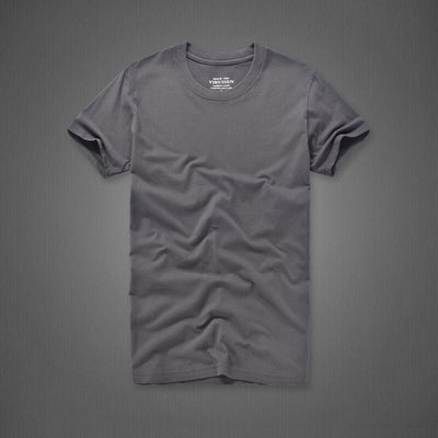 Playera de Algodón para Hombre Colores Sólidos Clásica - Image 9
