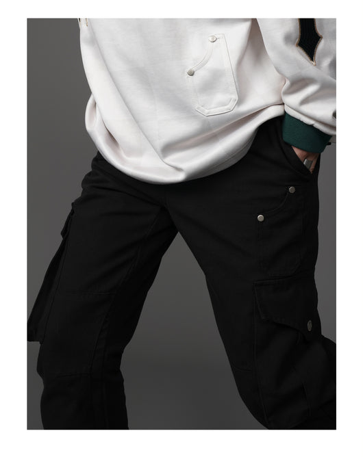 Pantalones Retro Bicolor con Bolsillos y Micro Acampanados - Tendencia Nacional - Image 15