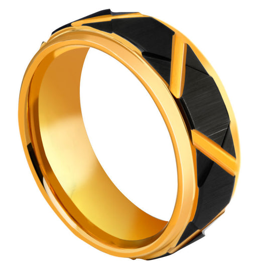 Anillo de Oro 18K Cambia de Color en Tungsteno - Unisex - Image 10