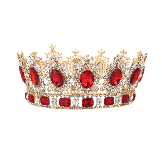Corona Barroca Europea Nupcial - Accesorio de Tiara Princesa para Novia - Image 6