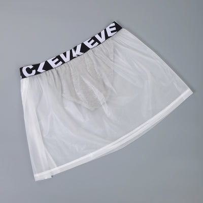 Pantalón Minifalda PVC Transparente para Hombre con Laterales Abiertos - Image 18