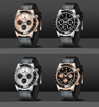 Reloj de Cuarzo Elegante con Movimiento de Seis Agujas - Image 2