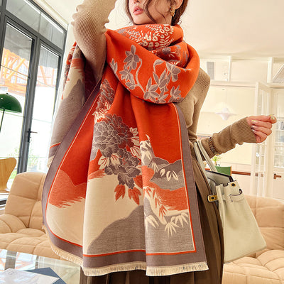 Chalina Estampada de Cashmere Artificial - Perfecto para Aire Acondicionado - Image 5