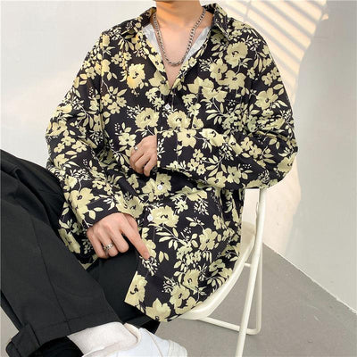 Camisa Casual Estampada de Temperamento Masculino - Image 3