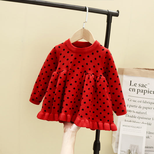Vestido Tejido con Lunares - Image 14