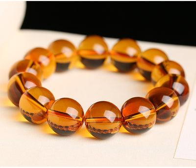 Pulsera Pixiu de Cristal Natural Kumquat Amarillo para Hombre y Mujer - Image 3