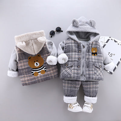 Conjunto de Tres Piezas Infantil Velvet Premium - Image 20