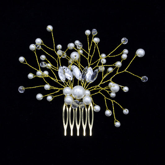 Peineta de Novia con Perlas – Accesorios de Boda Premium - Image 2