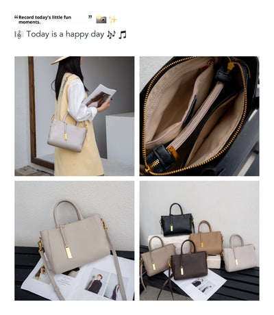 Bolso de Cuero Genuino Portátil para Mujer - Elegancia y Funcionalidad - Image 19