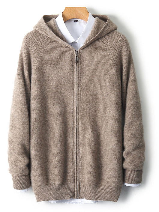 Chaqueta de Punto Suelta y Cálida para Hombre - Image 17