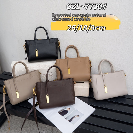Bolso de Cuero Genuino Portátil para Mujer - Elegancia y Funcionalidad - Image 11