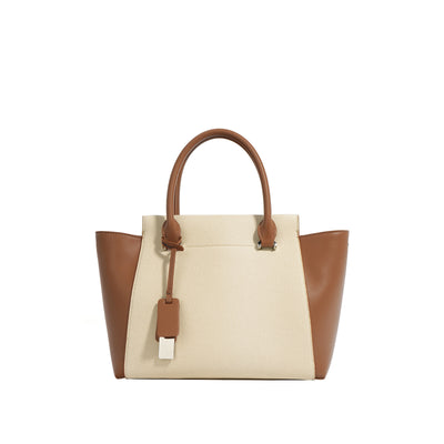Bolso Tote de Cuero Genuino Gran Capacidad - Estilo Minimalista Versátil - Image 4