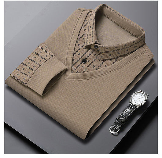 Suéter Falsa Doble Capa para Hombre - Prenda Base Versátil - Image 16