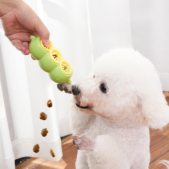 Juguete Interactivo Dispensador de Alimento con Limpieza Dental para Perros