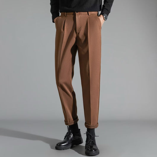 Pantalones Casuales Slim Fit en Lana para Hombre - Image 8