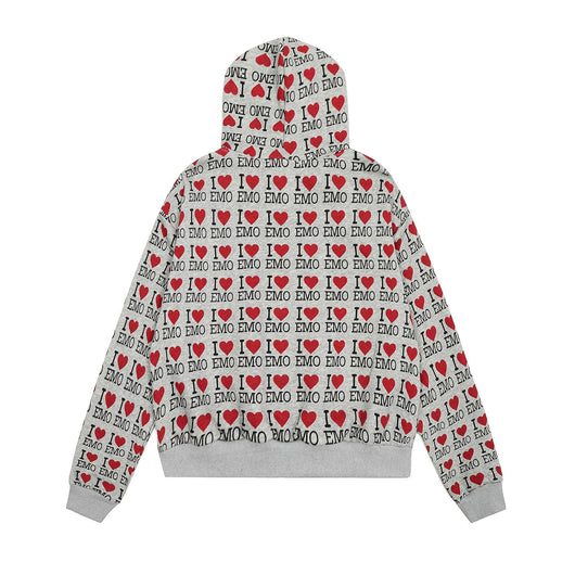 Cardigan Sudadera con Capucha Estampado Otoño Retro - Image 7