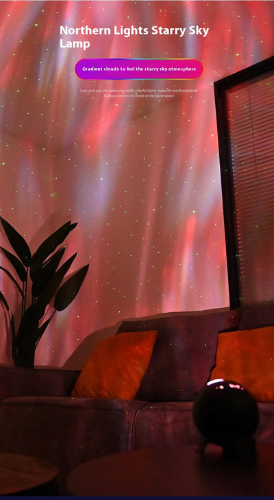 Lámpara Proyector de Auroras Boreales con Cielo Estrellado - Image 11