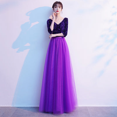 Vestido de Noche Largo Elegante en Tul Transparente - Image 6