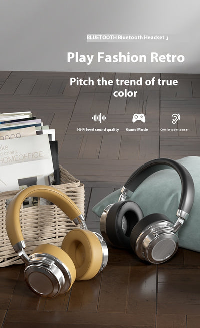 Auriculares Bluetooth Retro Estilo Maletín con Metal - Image 23