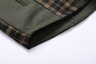 Chaqueta Camisa Casual a Cuadros para Hombre - Image 16
