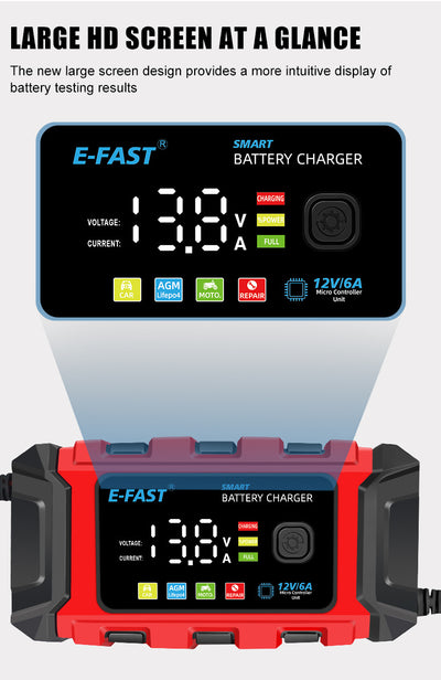 Cargador de Batería LiFePO4 12V para Vehículos Automotrices - Image 8