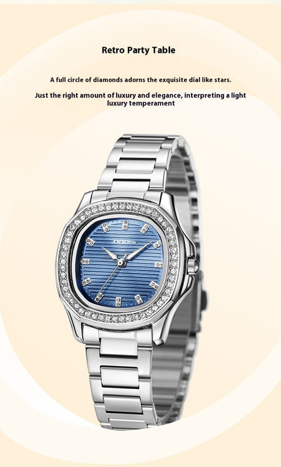 Reloj de Cuarzo Nautiloide Resistente al Agua para Mujer - Image 11