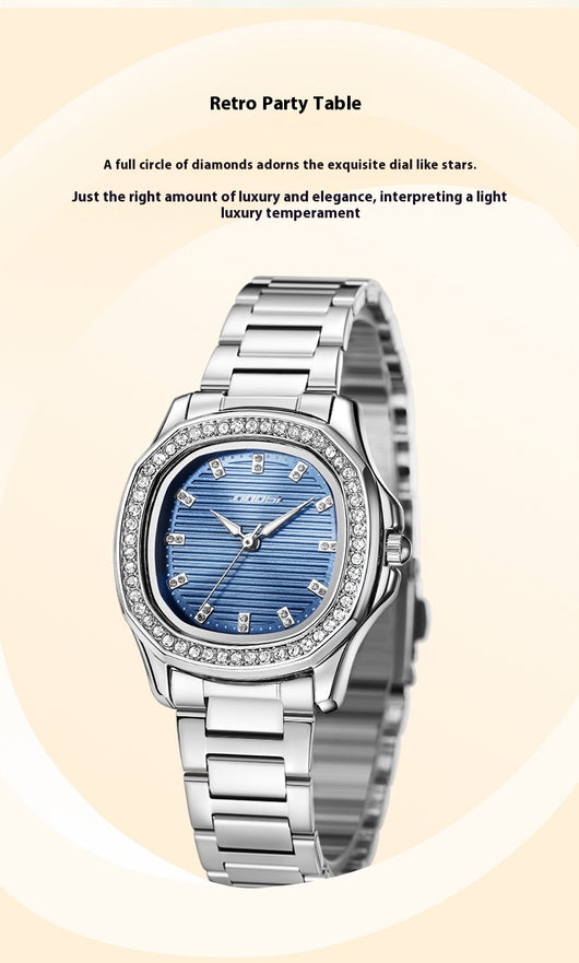 Reloj de Cuarzo Nautiloide Resistente al Agua para Mujer - Image 11