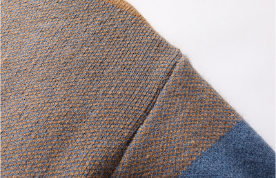 Suéter Acolchado de Terciopelo para Hombre - Camisa Base Larga Marca Trendy - Image 12