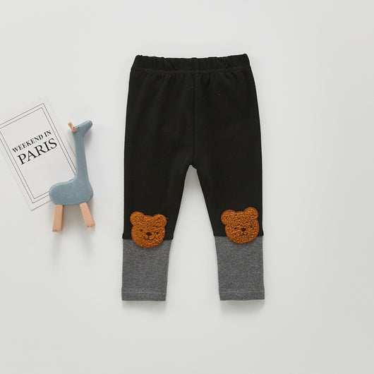 Pantalones Rectos para Niños con Diseño de Osito Adorable - Image 10