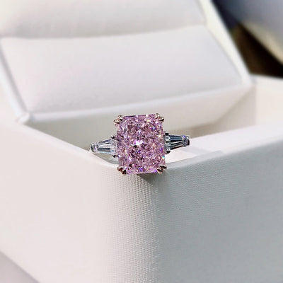 Anillo de Propuesta Diamante Plata 925 Alta Densidad para Mujer - Image 3