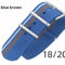 Blue white blue brown blue
