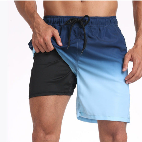 Bermudas de Playa para Hombre con Estampado 3D Digital Doble Capa