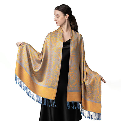 Elegante Chal Ligero de Lujo - Envolvente de Imitación Cashmere para Mujer - Image 49
