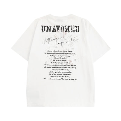 Camiseta Manga Corta con Letras Inglesas para Hombre - Image 16